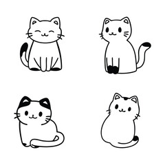 set of cartoon animals