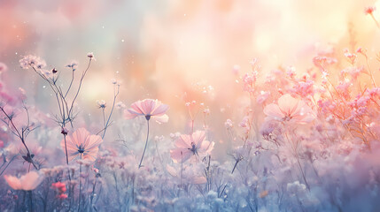 dreamy ethereal delicate floral flower patterns