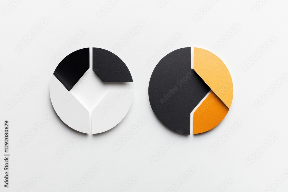 Aufkleber comparison of outdated logo and sleek redesigned logo showcasing a modern branding concept. generati