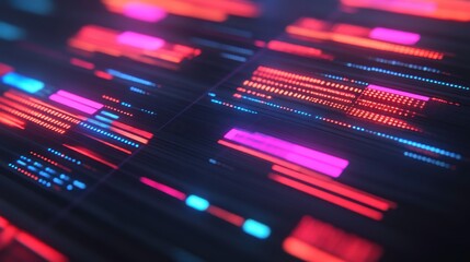 Obraz premium Abstract Digital Security and Encryption Background Design