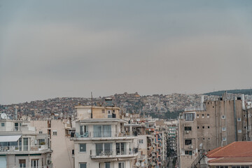 View from the tower of Thessaloniki. A beautiful view over the city. 
