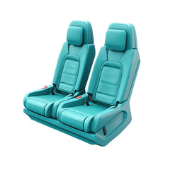 Obraz premium Elegant Teal Modern Car Seats