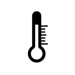 thermometer, temperature measurement - vector icon, symbol