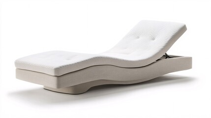Modern adjustable bed with storage space providing comfort and functionality