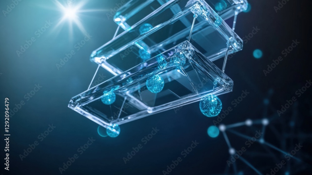 Poster dynamic digital transformation in technology virtual environment graphic artwork futuristic viewpoin