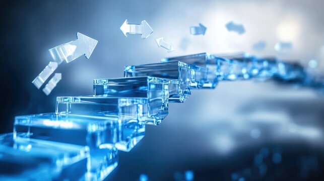 Dynamic digital pathways navigating modern progress in technology virtual realm conceptual art abstract environment futuristic perspective