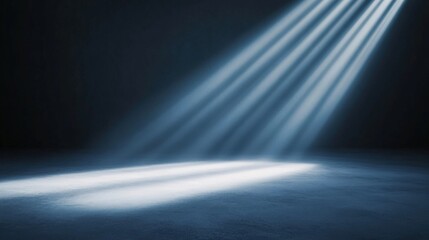 Rays of Light in Dark Room