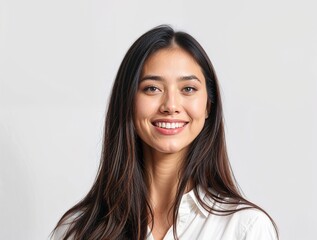 Fototapeta premium Portrait of an Asian woman (skin care, body care, beauty salon)