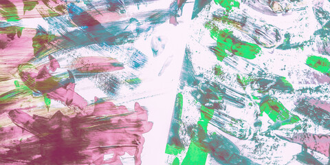 Autumn Geometric. Multicolor Acrylic Frame.