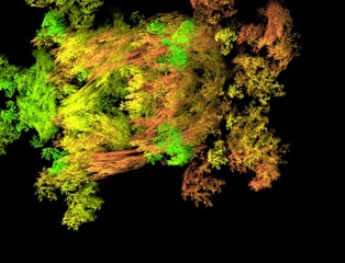 Imaginatory fractal abstract background Image