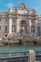 The trevi fountain in Rome where you need to throw a coin. 