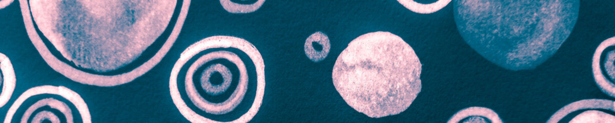 Hand Drawn Dots. Pink Spanish Prints. Red