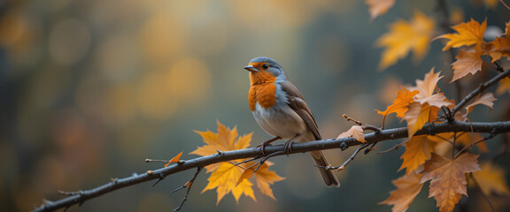 Bird During Autumn Season