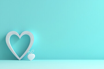  thin line heart border