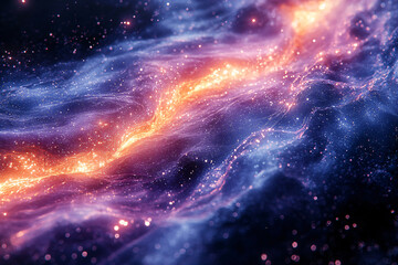 Fototapeta premium Abstract Galaxy Space Fluid Background