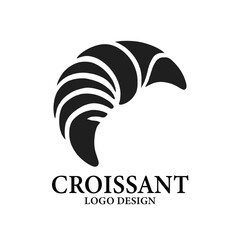 Croissant Vector Logo Design