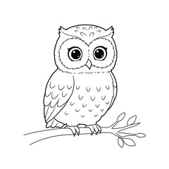owl on branch