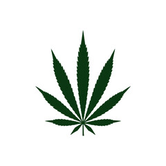 cannabis leaf logo