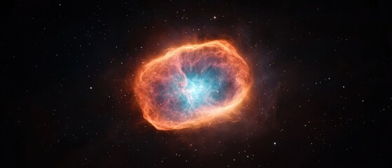 Obraz premium Colorful Nebula in Deep Space