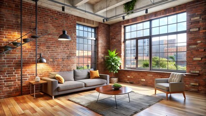 living room with fireplace