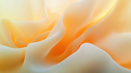 Fototapeta premium Abstract orange and cream wave background