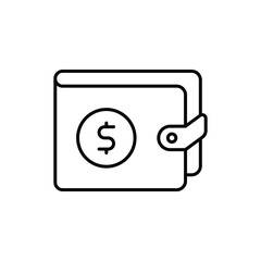 Wallet Vector icon
