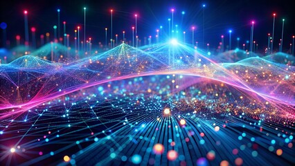 Obraz premium fractal realms arrangement