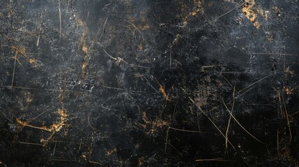 black scratched metal texture