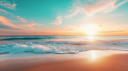 Fototapeta premium Sea beach sand texture background