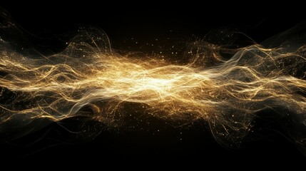 Abstract background of long explosure tale light on black ,Technology backgroud