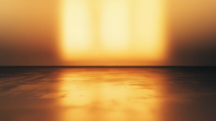 Fototapeta premium Abstract blurred ochre yellow tone lights background