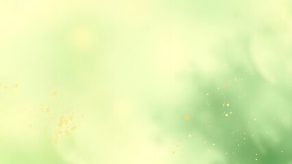 Graceful Feminine Abstract Art with Vintage Film Look and Gentle Tones on Fresh Green Background