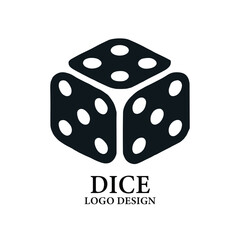 Dice Vector Logo Design