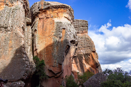 Parque Nacional Torotoro ubicado en Bolivia, lugar tur&iacute;stico donde  hay huellas de dinosaurios y se ve las formaciones geologicas
