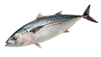 fresh fish isolated on white
