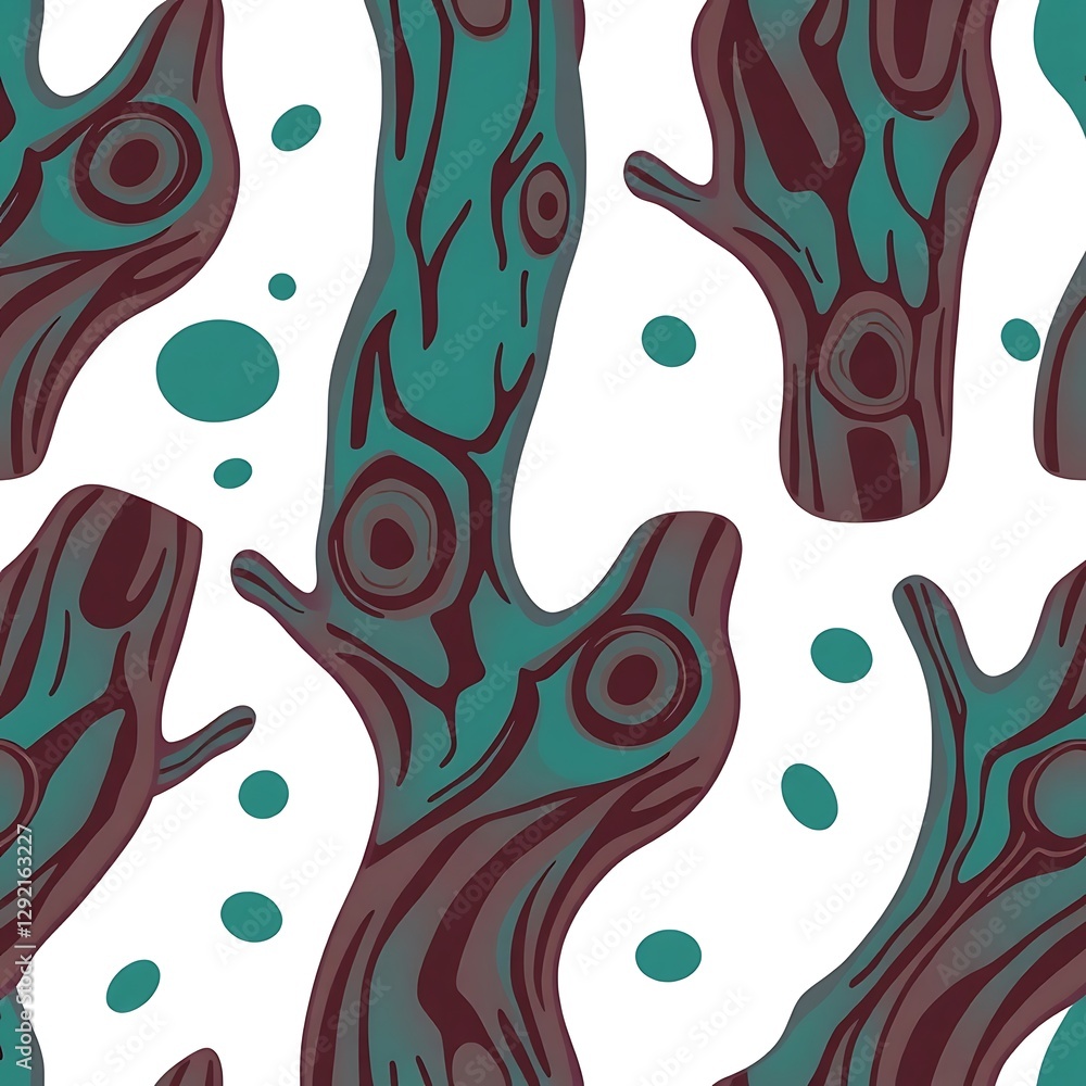 Aufkleber abstract tree bark pattern: an abstract pattern of tree bark with unique wood grain textures, captur