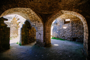 Fototapeta premium Old ruins of oriental building