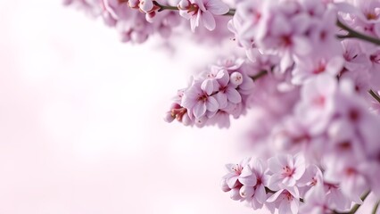 Fototapeta premium Lavender Dreams A Delicate Abstract Masterpiece in Soft Feminine Tones