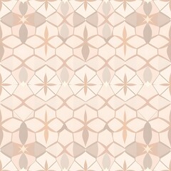Geometric Harmony: A seamless pattern unfolds with intricate geometric shapes, creating a sense of balance and visual interest. The design is elegant, modern, and versatile.