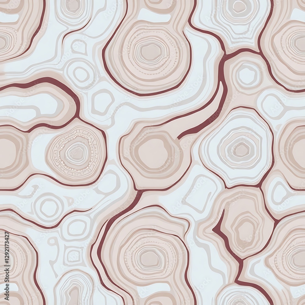 Poster abstract mineral agate surface: a seamless pattern showcases the intricate details of mineral agate 