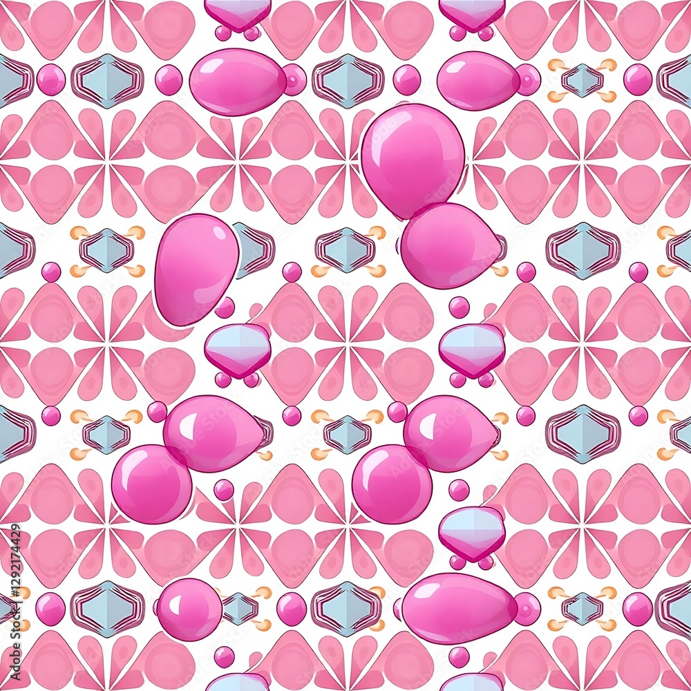 Poster abstract geometric pattern: this abstract and vibrant geometric pattern seamlessly blends elegant pi