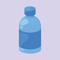 Water Bottle Icon vector. water bottle illustration. plastic bottle illustration