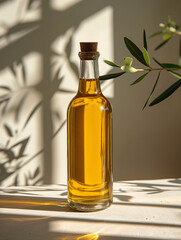 Botella de aceite de oliva virgen extra 