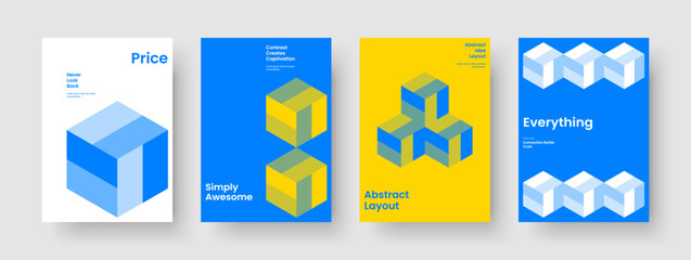 Geometric Book Cover Template. Modern Banner Design. Isolated Poster Layout. Flyer. Report. Background. Brochure. Business Presentation. Portfolio. Journal. Advertising. Notebook. Newsletter