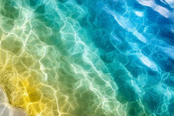 Water background, Vibrant pigments swirl in crystal-clear water
