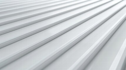 Obraz premium Fresh white bed linen neatly arranged on a soft bed in bright natural light.