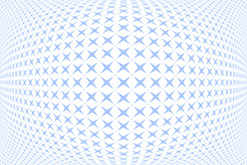 Abstract Convex Geometric Blue Pattern with 3D Illusion Effect. Abstract Textured Background