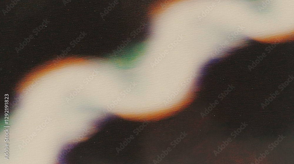 Poster abstract colorful wave with blurred edges and dark background