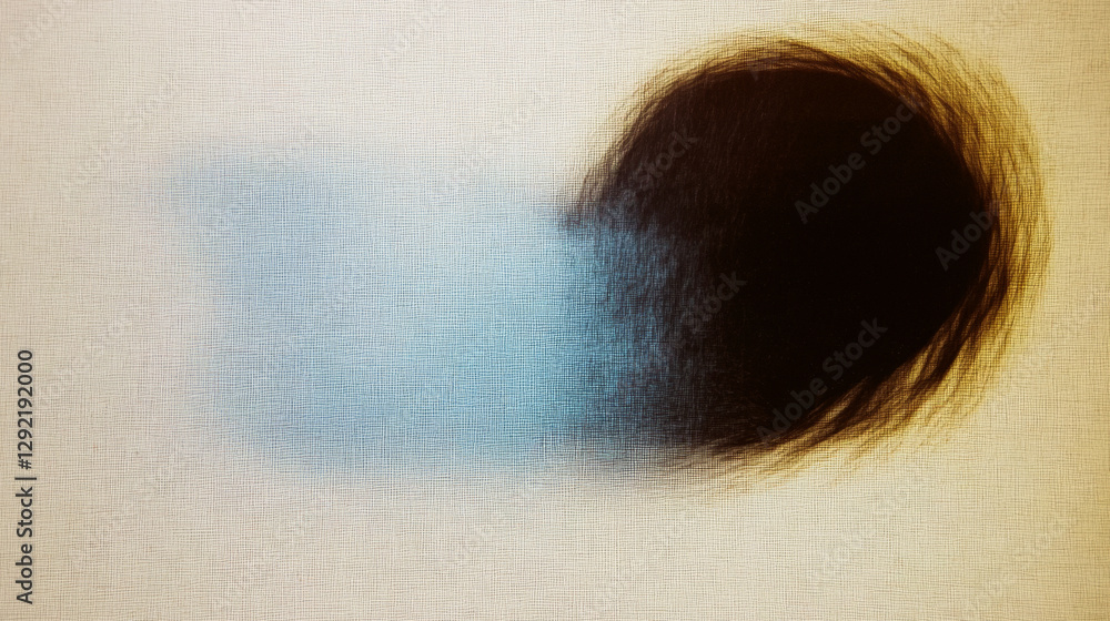 Poster abstract black and blue dynamic motion blur on textured canvas background