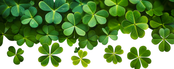 Lucky Clover Collection: A vibrant collection of shamrocks, four-leaf clovers, and other green leaves, perfect for adding a touch of luck and nature to your designs.